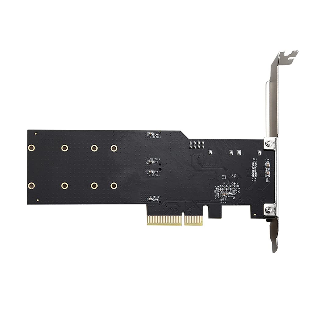 PCIe3.0 X1 X4 dla M.2 SATA SSD na PCIe X1 konwerter karty adapter z 2xM2 2xSAT