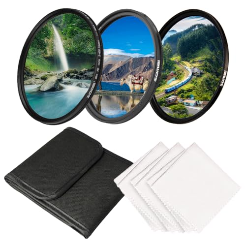 Filtre UV Zomei pour éviter les rayures d'objectif et éliminer le voile bleu en photo de paysage