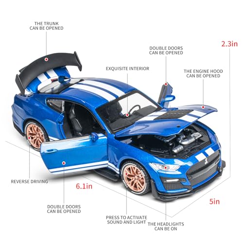 Auto Ford GT a escala 1:32 con luces y sonido miniatura 3