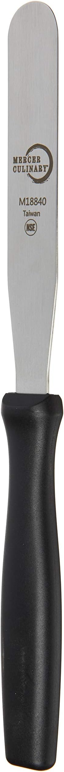 Mercer CulinaryStraight Spatula, 4.25 Inch, Black