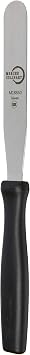 Mercer Culinary Straight Spatula, 4.25 Inch, Stainless Steel , Black