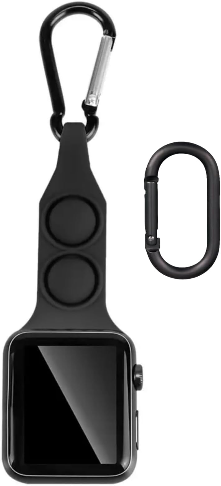 GuaiCompatible with Apple Watch Fob Necklace Lanyard Keychain Pocket Watch Case Clip Nurse Armband Pendant Carabiner. Suitable for Iwatch Series SE/8-1