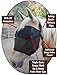 EquiVizor 95% UV Eye Protection (Full) Standard Horse Fly Mask - Help with Uveitis, Corneal Ulcer, Light Sensitivity. Designed to Stay On Your Horse, Off The Ground.