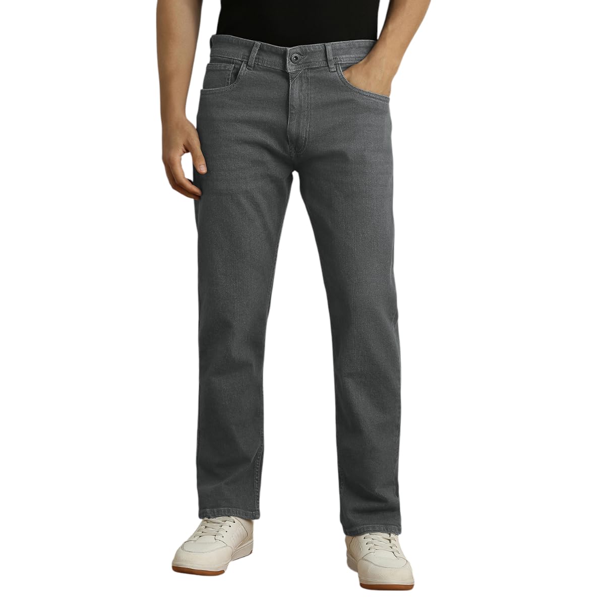 Peter England Men’s Regular Fit Denim Jeans for Daily Casual Wear