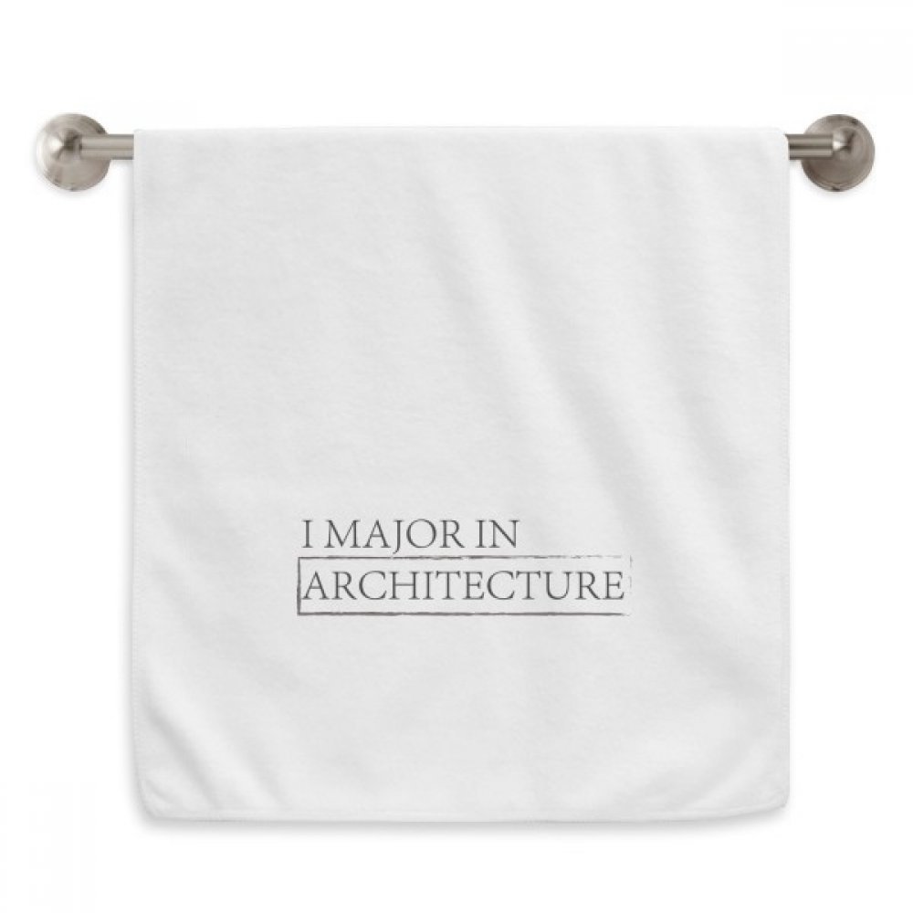 Serviettes débarbouillettes architecture pour décorer une salle de bain moderne
