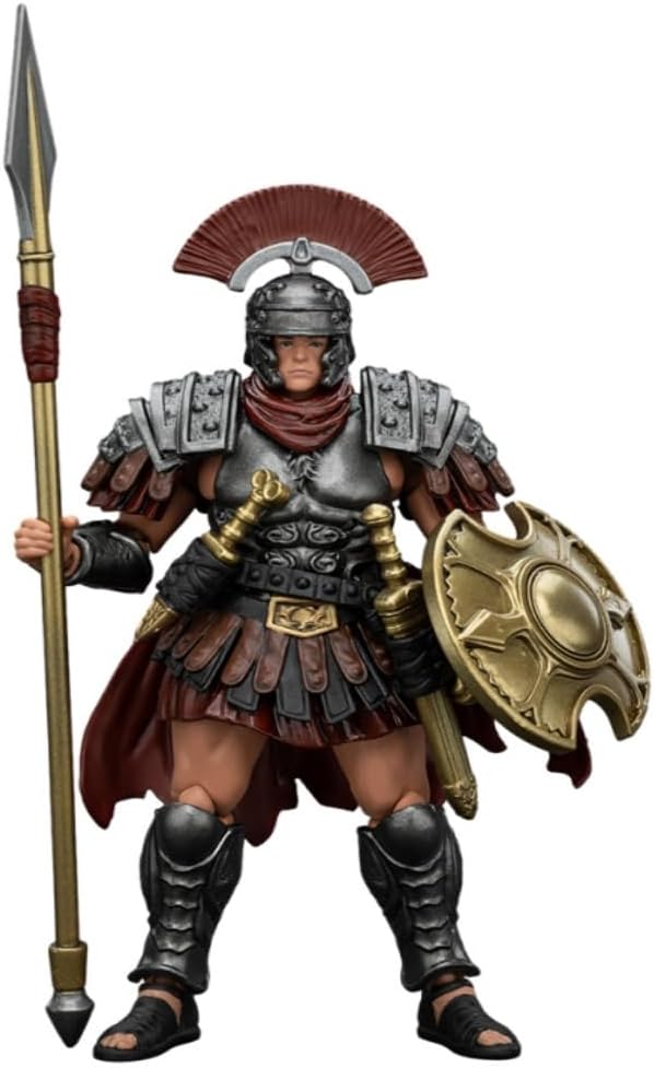JOYTOY 1/18 Strife Roman Republic Legionary Light Infantry Sword and Shield Female Collector's Edition Action Figure -4.25inch