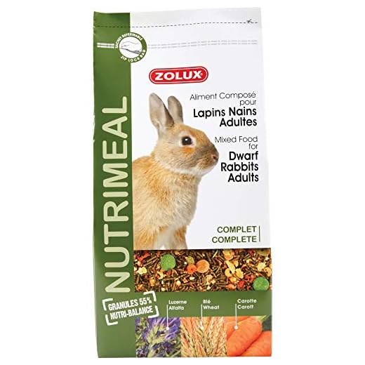 Zolux nutri' Meal alimento per Coniglio 2,5 kg