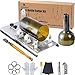 Kalawen Glass Bottle Cutter Bottle Cutter for Cutting Wine Beer Whiskey Alcohol Champagne with Glass Cutter Tool Kit Gloves Fixing Rubber Ring