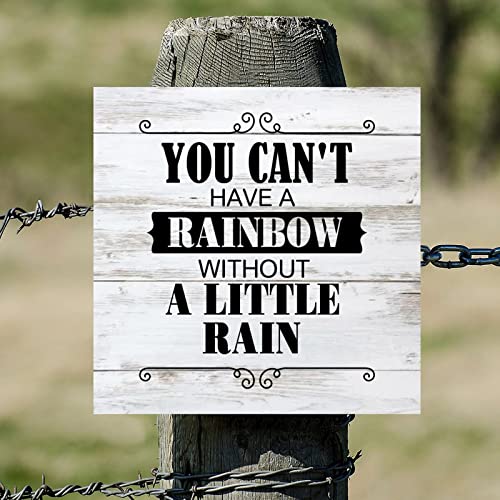 Plaque murale en bois citation rainbow. Decoration chaleureuse pour le salon