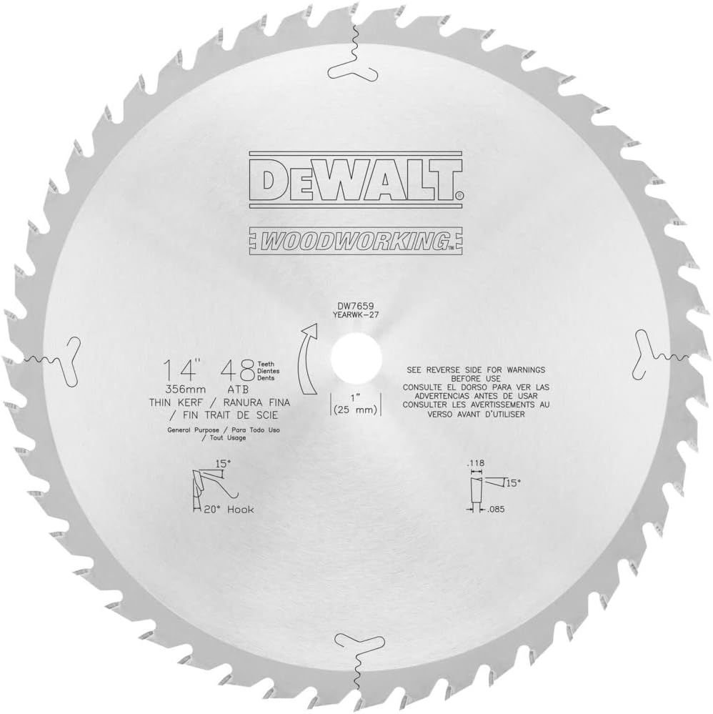 DEWALT DW7659 48T General Purpose Blade, 14-Inch