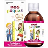 Neo Peques | Jarabe Infantil para Niños Crecimiento Fuerte y Sano 150 ml | A Base de Vitaminas y Minerales | Tomar 0,5 ml/kg de Peso Corporal | Dosis Diaria Máxima 20ml | Apto a partir de los 6 meses