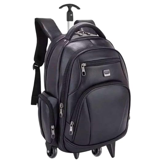 Mochila Bolsa Masculina Feminina Rodinhas Notebook Reforçada Escolar Viagem Trabalho Faculdade