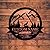 Wolf Howling Metal Ranch Sign| Great Outdoor | Weatherproof Sign | Farm Sign | Custom Metal Sign, Front Porch Decor, Patio Sign, Address Sign