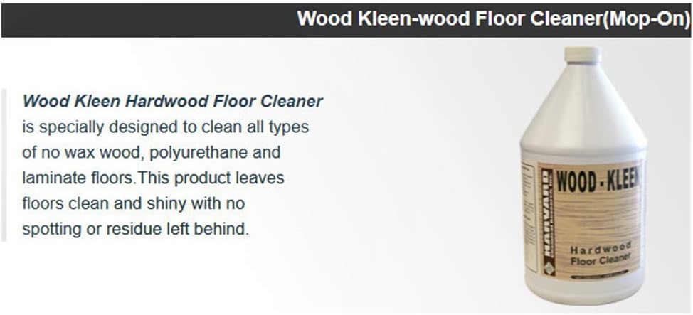Wood Kleen Hardwood Mop On Cleaner 1 GAL [Set of 2]