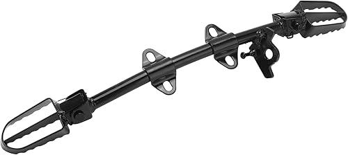 Miniatura 4 de Soporte de montaje de estriberas, aleación de acero para motocicleta, soporte de soporte de repuesto para CRF50 Pit Bikes Negro