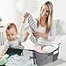 AJ KEEGAN Universal Baby Stroller Organizer with Cup Holders - The Only Stroller Accessory You Need - Universal Stroller Organizer Bag Includes Shoulder Strap & Stroller Hook - for Baby Shower Gifts