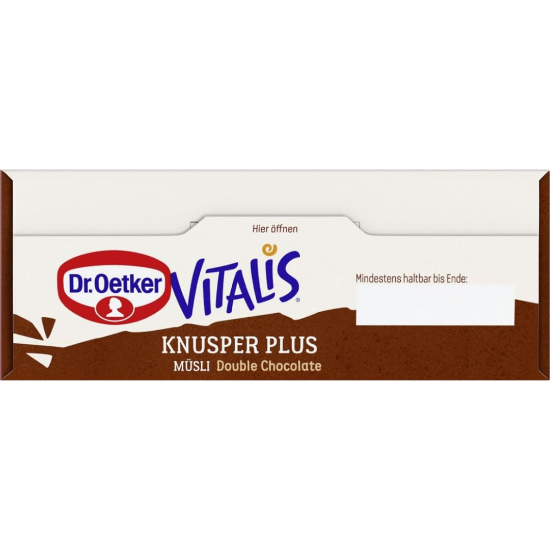 Knusper Müsli Plus Double Chocolate 450 g X 5 Packungen