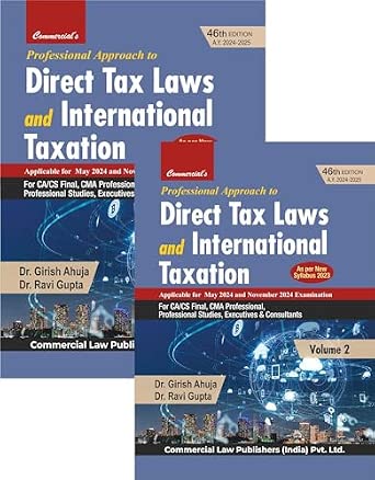 Buy Professional Approach to Direct Tax Laws and International Taxation ...