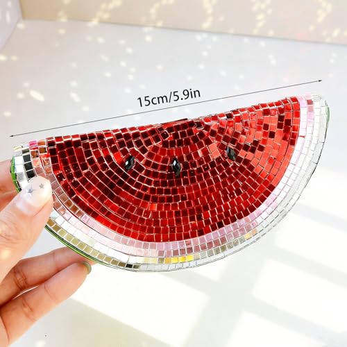 Estatua Decorativa Disco Sandía con Mosaico Espejado miniatura 2