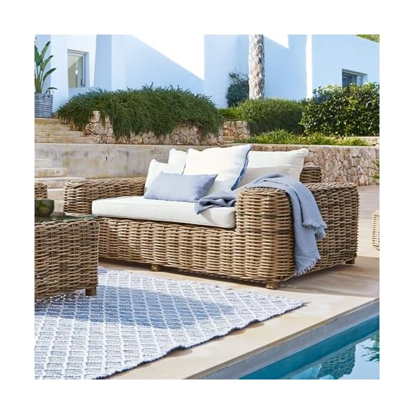 Loberon Sessel Camas Braun/Creme