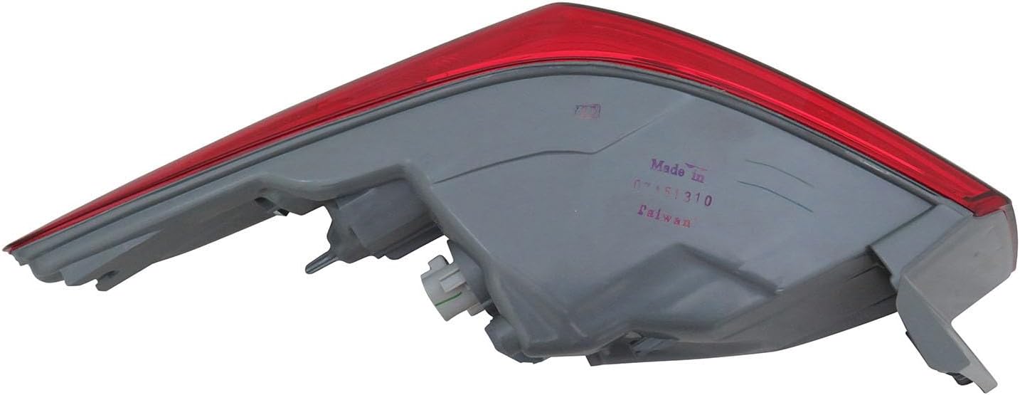 HEADLIGHTSDEPOT Right Passenger Side Halogen Outer Tail Light Compatible With Acura ILX 2013-2015