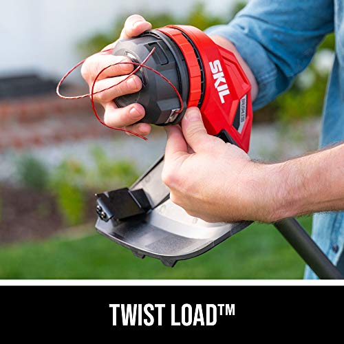 Image of SKIL PWR CORE 40 Brushless 40V 14'' String Trimmer Kit with Dual Line Bump Feed, Includes 2.5Ah Battery and Auto PWR JUMP Charger - LT4818-10