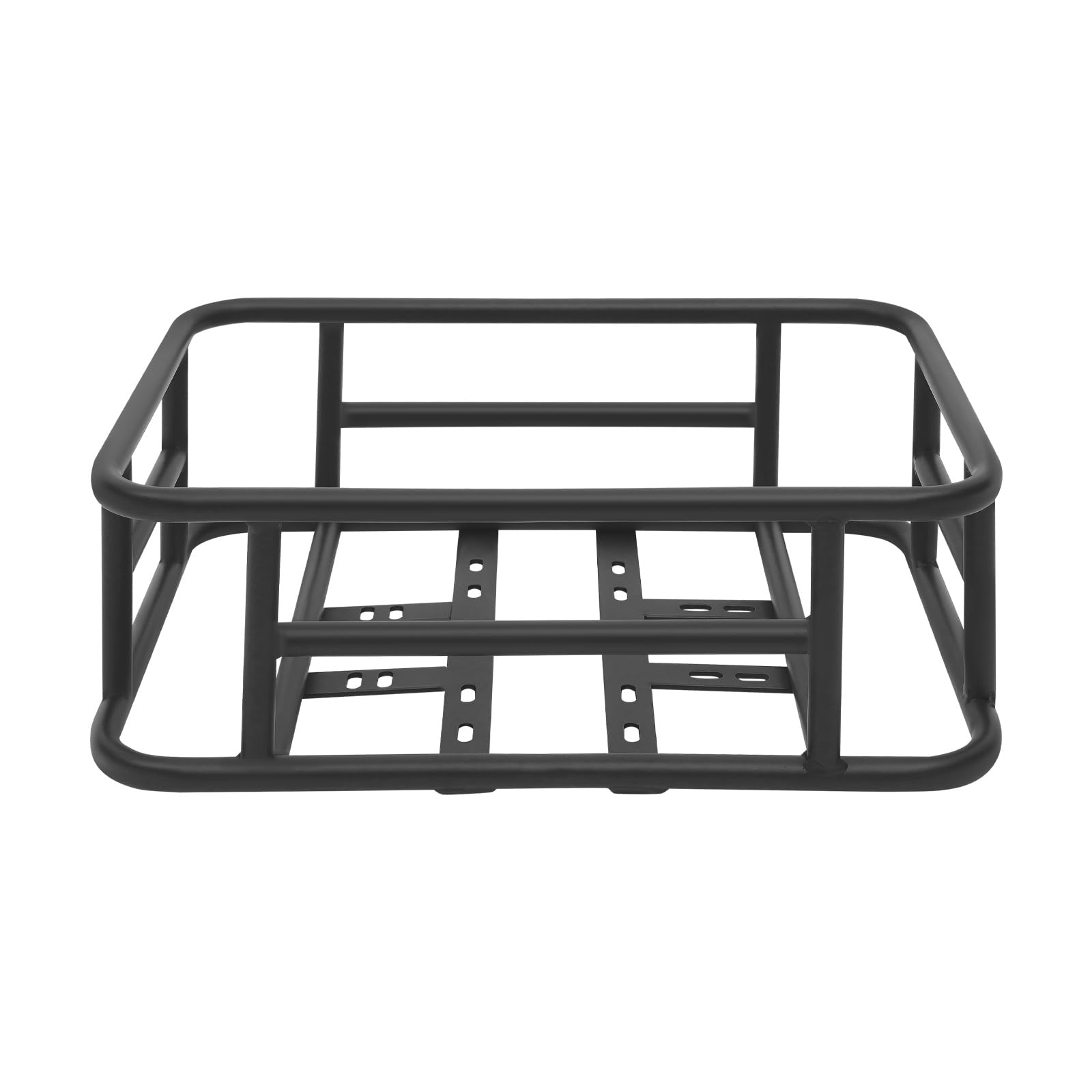 Cesta trasera de bicicleta desmontable para bicicleta de montaña, de carretera, de ciudad, 45,5 x 32,5 x 15 cm, capacidad de carga de 25 kg, hierro estable