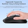 1200DPI Wireless Optical Mouse with DM K17 Dual Mode Bluetooth and 2.4GHz Support