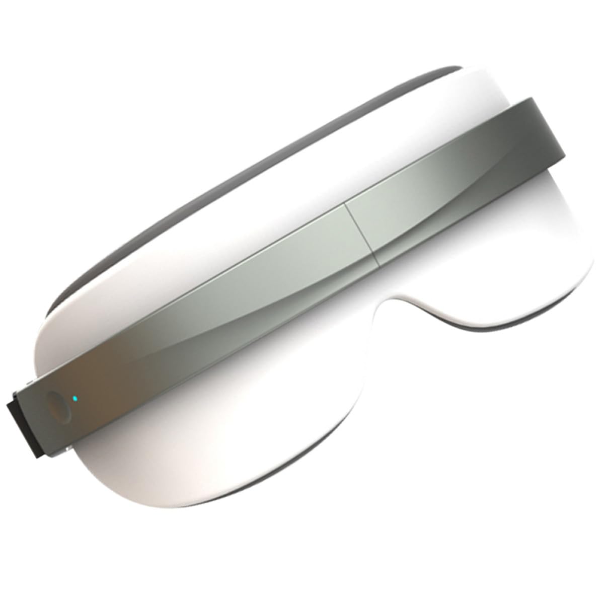VILLCASE Appareil de Massage des Yeux Électrique en Abs Blanc pour Soulager la Fatigue Oculaire et Améliorer le Sommeil Fonction Chauffante Relaxante
