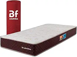 Colchão Solteiro a Vácuo Dupla Face Molas Ensacadas 88x188x25cm BF Colchões