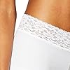 Maidenform Women's Dream Cotton with Lace Boyshort, White, 6