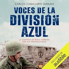Diseño de la portada del título Voces de la Divisi&oacute;n Azul