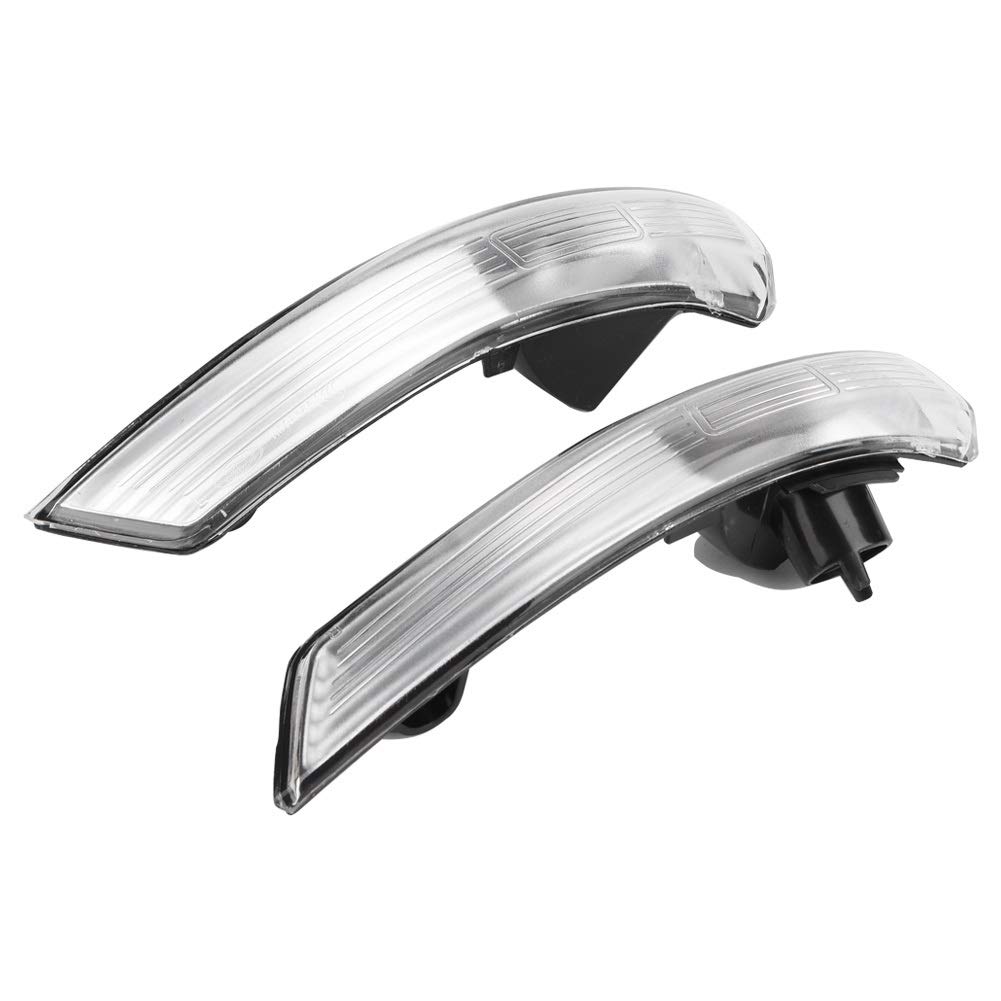 Jadeshay Indicatori di Direzione,2 pezzi Ala Indicatore Specchio Lampada Copriobiettivo Indicatore Specchietti Retrovisori Esterni Copriobiettivo per Ford Focus 2008-2018