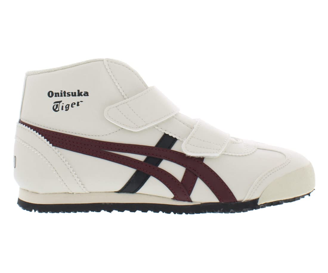 Mexico Mid Runner Ps Boys Shoes Size 2.5, Color: Cream/Red-Brown