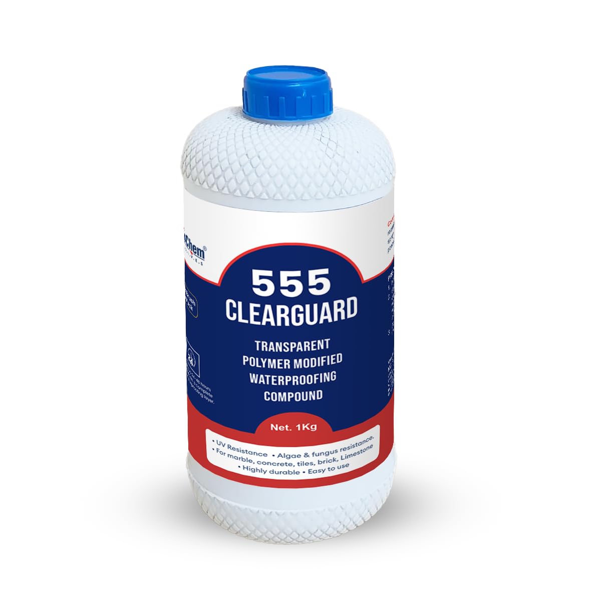 555 Clearguard Transparent Polymer Modified Waterproofing Compound, 1 kg, UV & Algae Resistant, for Marble, Concrete, Tile, Brick-image-14