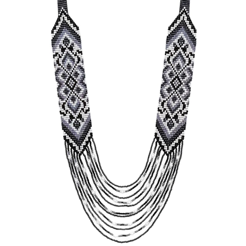 Collier ukrainien Gerdan LK_UKRN_0553 perles de rocaille artisanat traditionnel