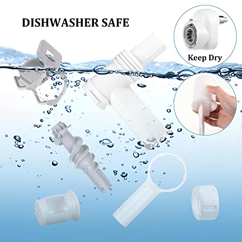 AIXXCUVQ 6 em 1 acessório de prensa para massas gourmet acessórios para ferramentas de macarrão para