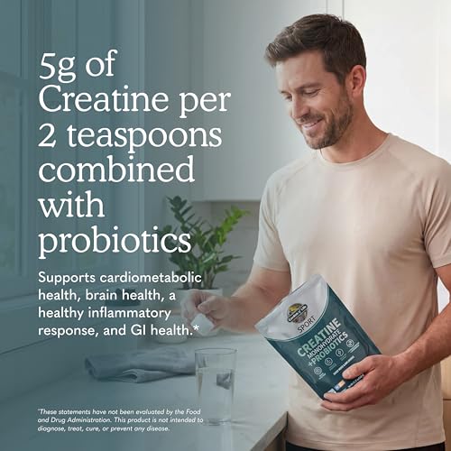 Garden of Life Sport Creatine Monohydrate + Probiotics Powder, 60 Servings - image 2