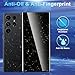CWQZGUF 2+2 Pack Privacy Screen Protector Compatible with Galaxy S23 Ultra 5G - 2 Privacy Film + 2 Camera Lens Tempered Glass, High Clarity, Bubble Free, Anti-Spy Protection