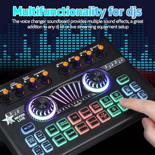 Ensemble équipement podcast studio ifundom micro condensateur streaming - 3