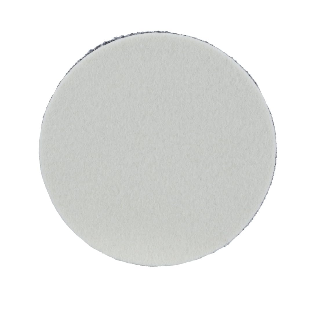Maxshine Almohadilla universal de fieltro de lana de 6 pulgadas, 2 piezas, 100% lana natural comprimida con gancho y bucle, ideal para pulir vidrio, pintura dura y superficies irregulares