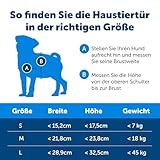 PetSafe Original 2-Way - Haustiertür mit beidseitiger Öffnung - Manuelle Verriegelung, robuster Rahmen, Mittel, Weiß
