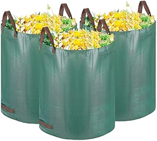 ORGA ECO-FRIENDLY Heavy Duty Garden Waste Bags Industrial Handles & Fabric - Garden/Green Waste Sacks - Reusable (272 Litre-3 Sacks)