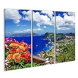 islandburner Bild auf Leinwand Malerische Insel Capri 