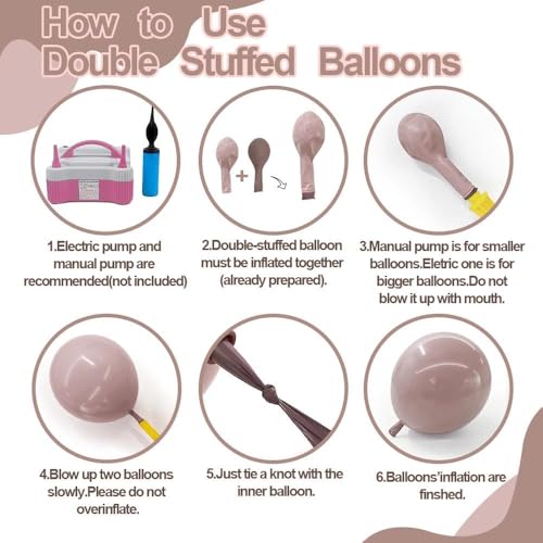 Image of Dusty Pink Yellow Balloon Arch, Double Stuffed Mauve Blush Cream White Gold Balloon Garland Kit for Boho Baby Shower Birthday Bridal Wedding Bee Lemon Graduation Party Decorations