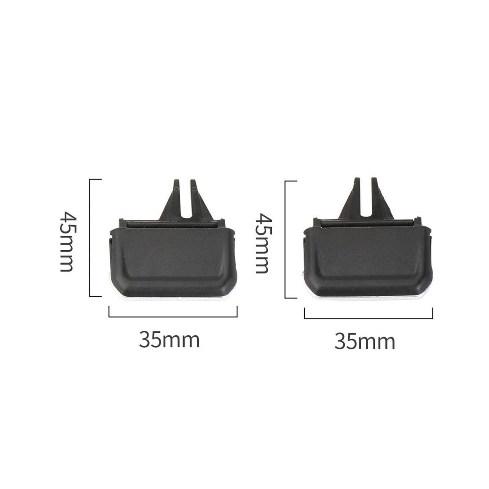 Condizionata Auto Bocchette Per VW Per Tiguan Per MK2 2017-2021 Auto Cruscotto Anteriore Uscita Aria Condizionata Bocchette Aria Condizionata Tab Clip Pick A/C Prese D'aria ( Size : 1 set 4 pcs )