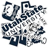Desert Cactus Utah State Aggies Sticker Car Decal (T2 Vintage 1)