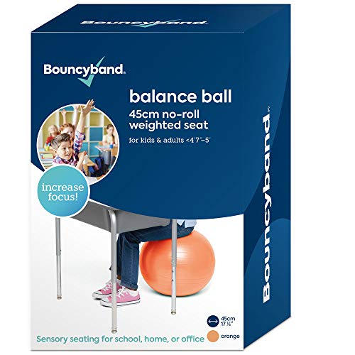 Balance Ball - No-Roll Weighted Seat is a Flexible Chair for School, Office