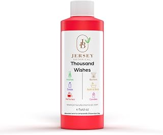 A Thousand Wishes Fragrance Oil 4 oz. for Soap Making, Candle Making, Scented Oil Wax Melts, Home Scent Oil Diffusers, Bath Bomb, DIY Slime, Body Butter Lotions