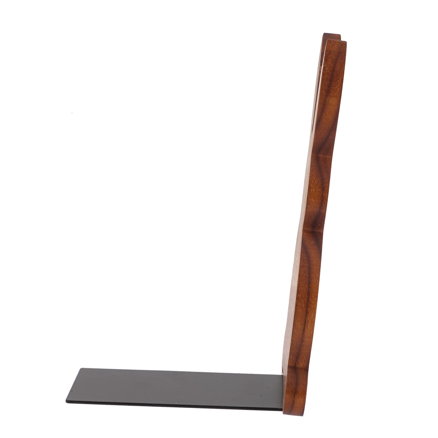 Cabilock Decorative Wooden Bookends Rabbit Bookend Book Stopper Multi-Function Book End